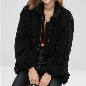 Brand new Black Sherpa jacket.